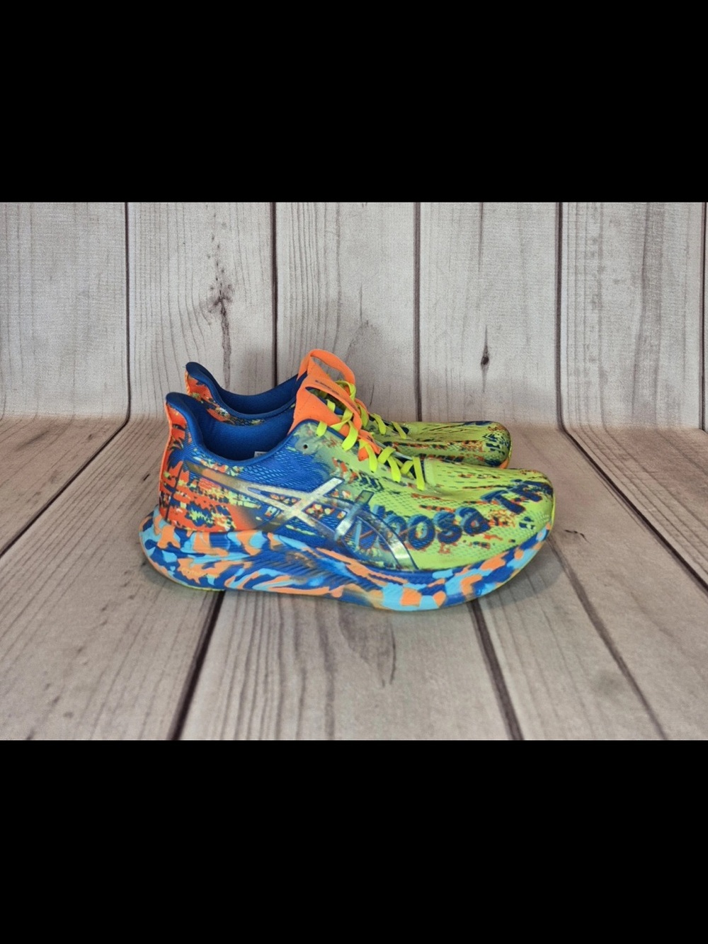 Asics Noosa 14 Triathlon Men's Size 9 Tropical Hazard Green Running Shoes